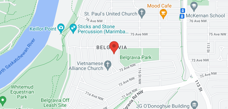 map of #306 7327 118 ST NW